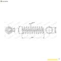 FAHRWERKSFEDER SP3499 FÜR FIAT 188 A9.000 1.2L 188B2.000/A7.000/A3.000 1.9L 4cyl