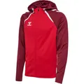 hummel Kapuzenjacke Weiß rot, L Herren