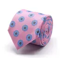 BGENTS Krawatte Seiden-Jacquard Krawatte mit Blüten-Muster Breit (8 cm)