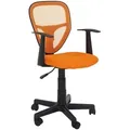 Idimex Kinderdrehstuhl, Orange, Textil, Mode, 53x92x52 cm, Arbeitszimmer, Bürostühle, Jugend- & Kinderschreibtischstühle