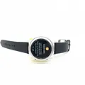 Samsung Gear S3 Classic [inkl. Lederarmband schwarz] 33mm Edelstahlgehäuse sil A