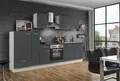 Küchenzeile mit Elektrogeräten White Classic Graphit 300 cm