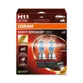 Osram NIGHT BREAKER 220, H11, +220% mehr Helligkeit, Halogen-Scheinwerferlampe
