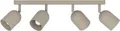 EGLO Deckenleuchte "TILSTON Spotlampe - Stahl - E14 - 4X40W - IP20", sandfarben, 4, H: 20,5cm, 1 Stk., Leuchten, Deckenlampe, Deckenstrahler, Strahler, L58 x B8 x H20,5 cm, Deckenleuchte