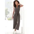 LASCANA Overall (mit Bindegürtel) und Taschen, sommerlicher Jumpsuit, casual-chic grün 44