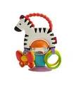 Fisher-Price FGJ11 - kleines Spielzeug Zebra, zur Befestigung an Hochstühlen, Babyspielzeug ab 3 Monaten