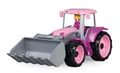Lena TRUXX Traktor Pink 34cm mit Frontschaufel & Spielfigur für Mädchen ab 2J
