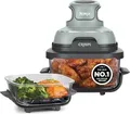 Ninja Heißluftfritteuse FN101EUSG CRISPi | Airfryer 3,8 l 1700 W | 4-in-1 | 70-185°C | Glasbehälter | grün transparent