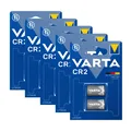 5x VARTA CR2 Lithium Batterien 3 Volt 920mAh ø 15,6x27mm 3V 6206 2er Blister