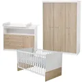Roba Babyzimmer-Set, Mehrfarbig, Holzwerkstoff, 76x80x142 cm, Babymöbel, Babyzimmer-Sets