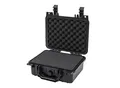 HMF ODK100 Outdoor-Fotokoffer, Transportkoffer mit Rasterschaumstoff, 27 x 24,5 x 13 cm