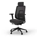 Ergotopia PureBack ergonomischer Bürostuhl – Schreibtischstuhl ergonomisch mit Kopfstütze, 4D-Armlehnen & Synchronmechanik – Für Home Office, Büro & Gaming – Bequemer Drehstuhl für gesundes Sitzen