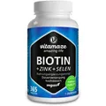 Vitamaze BIOTIN 10 mg hochdosiert + Zink + Selen