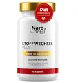 Stoffwechsel Beschleunigen Abnehmen Komplex - Hochdosiert mit Grüntee, Grüner Kaffee, Bittermelone, Guarana, Cholin und Ingwer - 90 vegane Stoffwechsel Kapseln - Tabletten Diät Unterstützung