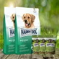 Happy Dog fit&vital Maxi Adult 2 x 14 kg + Happy Dog SoftSnack Neuseeland 3x100g
