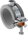 FISCHER Gelenkrohrschelle Edelstahl DN50 2" M8