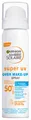 GARNIER Sonnenschutzspray AMBRE SOLAIRE SUPER UV OVER MAKE-UP SPRAY LSF 50, für eine Anwendung im Gesicht – auch über Make-up