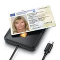 CSL  USB C Chipkartenleser mit NFC  SmartCard Reader  SIM Kartenlesegerät  IS...