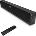 XORO HSB 50 V2 - TV Soundbar, 25 W Leistung, Bluetooth Lautsprecher, USB Mediaplayer, Line IN, Optischer & Koaxialer Audioeingang, Wandmontage möglich