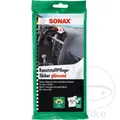 SONAX Packen Sie 10 Poliertücher zum Reinigen von Kunststoffen ein