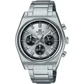 CASIO EDIFICE Chronograph EFB-730D-7AVUEF, Quarzuhr, Armbanduhr, Herrenuhr,Edelstahlband,Saphirglas,Stoppfunktion silberfarben