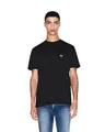 Armani Exchange Men's Essential, Short Sleeve Side Monogram Logo T-Shirt, Black, XL