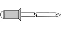 Gesipa Blindniete alu/stahl Senkkopf, 3 x 10 mm, 500 Stück