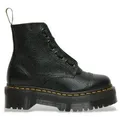 Dr Martens für Damen. 22564001 Sinclair Lederstiefel schwarz (40), 3 bis 5 cm, Reißverschluss, Lässig