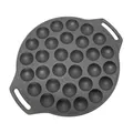 Poffertjespfanne Petromax Gusseisen Pfanne für 30 Poffertjes Mini Pfannkuchen