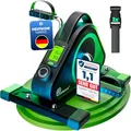 STEHMEYER® Pedaltrainer für Senioren Mini Heimtrainer Tischfahrrad | extra leiser & gelenkschonender Arm & Beintrainer mit Befestigungsband | Deskbike mit LCD-Display für Zuhause, Büro & Reha