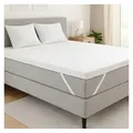 Dreamstar, Topper Easy Dream, ergonomischer Matratzentopper, Kaltschaum - H2/H3/H4/H5, 5 cm hoch, Kaltschaum, rutschfest, Bezug waschbar - für Matratzen und Boxspringbetten weiß 140 cm x 200 cm x 5 cm