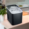 Eiswürfelmaschine Eiswürfelbereiter Icemaker 1,85l Eismaschine schwarz H 32,5 cm