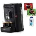 Philips Senseo Kaffeepadmaschine Maestro CSA260/60, mit drei Kaffee-Einstellungen, aus 80% rec. Plastik, Memo-Funktion, inkl. Gratis-Zugabe, Wert 14€ UVP schwarz