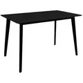 Esstisch Vojems 120 x 70 cm Lack Schwarz