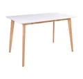 House Nordic Esstisch in Weiss, MDF - 70x75x120cm (BxHxT)