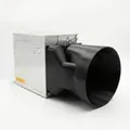 Shortfiat Exhaust-Lüfterabdeckung für Antminer S19 & S21 ASIC Miner mit 2x120mm Lüftern – Ausgang mit PSU-Abdeckung – Abluft per Schlauch leiten (10 Zoll – 250mm)