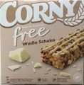 Corny free weiße Schokolade 6 Müsliriegel 120g, 10er Pack (10x120g)