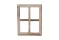 UNUS HOME Wanddekoobjekt Holzfenster Dekoration Altholz