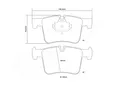 BREMBO 07.B314.98 Hochleistungs-Bremsbelagsatz für BMW,BMW (BRILLIANCE)