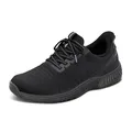 Orthofeet Damen Orthopädischer Kita Hands-Free Slip-in Sneaker – Komplett Schwarz, Größe 39