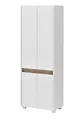 Schildmeyer Hochschrank 701514 Cosmo, 57 x 164,5 x 33 cm (BxHxT), weiß