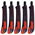 5x Würth 2K Cuttermesser 9mm extrem scharf 071566294 Teppichmesser Papiermesser