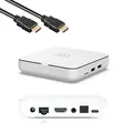 Homatics Box R Android TV Ultra 4K HD Mediaplayer (Chromecast, Google, Netflix, Disney+, Prime Video, Google Play Store, 4K UHD, HDR, 5GHz WiFi Dual Band, Bluetooth 5.0, Sprachfernbedienung, Weiß)