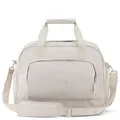 Larkson Weekender Damen & Herren Beige - Finja Large - Stylische Reisetasche Handgepäck mit Schuhfach - Travel Bag aus Recyceltem PET - Wasserabweisend