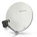 DUR-line Select 8 Teilnehmer Set - Qualitäts-Alu-Satelliten-Komplettanlage - Sel...
