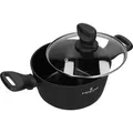 Mondex Kochtopf, Schwarz, Metall, Kochen, Töpfe, Kochtöpfe