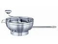 Passetout RÖSLE, silber (edelstahlfarben), Ø:22cm, Edelstahl 18/10, Küchenpressen, Passiermühle mit Gegengriff, spülmaschinengeeignet