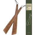 Holzpfannenwender Kochlöffel Holz Spatel Set Akazie Küchenhelfer