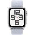 Watch SE, Smartwatch silber, Aluminium, 40 mm, Sport Loop blaue Wolke