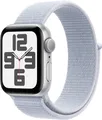 Apple Watch SE (2024) Smartwatch (Watch OS), Blau | Silber